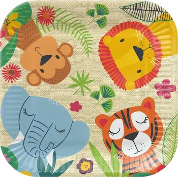 Party nádobí Talíře s Paw 23 cm 8 ks