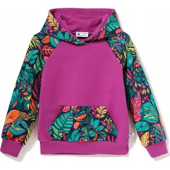 Chlapecká mikina TuSzyte dětská mikina bavlna fialová, velikost 110