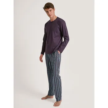 Pánské pyžamo Calida Dunkelblau/ Lila/ Hellblau 8233024 M