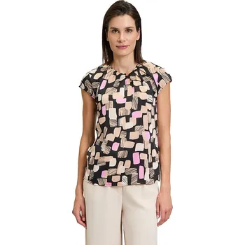 Dámské tričko BETTY & CO Schwarz/ Taupe/ Rosa 3424212 44