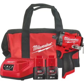MILWAUKEE M12FCIWF12G3-302B Aku rázový utahovák