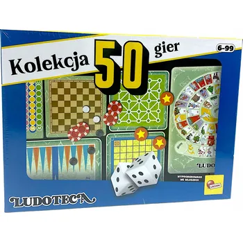 Desková hra Společenská hra Lisciani Ludoteca Kolekce 50 her Lisciani