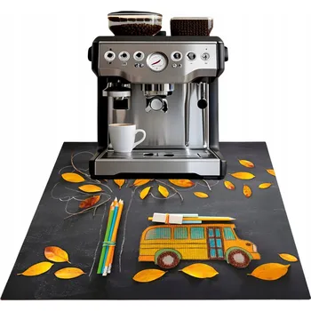 Obraz PODLOŽKA POD KÁVOVAR 50x52 cm - OCHRANA DESKY, PROTISKLUZOVÁ, DEKORATIVNÍ - PODZIM