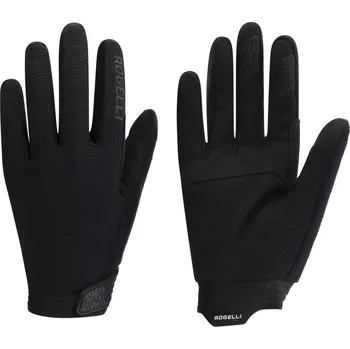 Dlouhé MTB rukavice Rogelli ADVNTR s hladkou dlaní, černé S