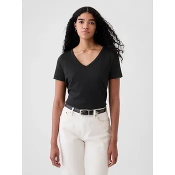 Dámské tričko DÁMSKÉ TRIČKO TRIČKO 100% BAVLNA GAP VINTAGE ČERNÉ S