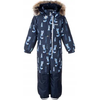 Kojenecká kombinéza Dětská zimní kombinéza ROCK modré lišky Lenne, vel. 104