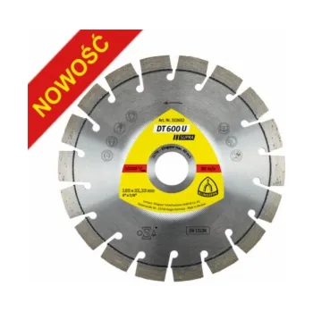 Řezný kotouč KLINGSPOR SEGMENTOVANÁ DIAMANTOVÁ ČEPEL 230 mm x 2,6 mm x 22,2 mm SUPRA DT600U ŽELEZOBETON