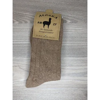 Pánské ponožky V. Bernátek - Ovčí věci LAMA ALPAKA celoroční vlněné ponožky Barva: bronzová 8, Velikost: 23-25 (35-38)