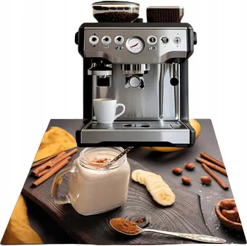 Obraz PODLOŽKA POD KÁVOVAR 50x52 cm - OCHRANA DESKY, PROTISKLUZOVÁ, DEKORATIVNÍ - BANÁN