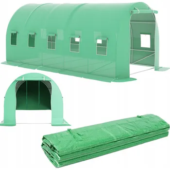 Fóliovník Primaveo Náhradní fólie na fóliovník 5x3x2m 15m2, klipy, UV-4