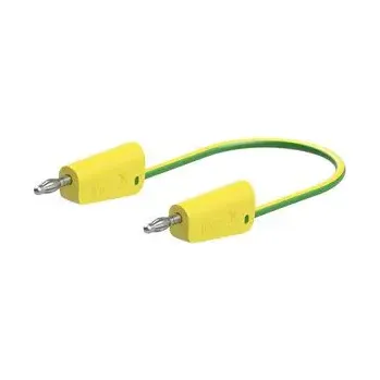 Měřicí kabel LK-4N-S10 zeleno-žlutá - Prodlužovací vodič (64.1032-07520)