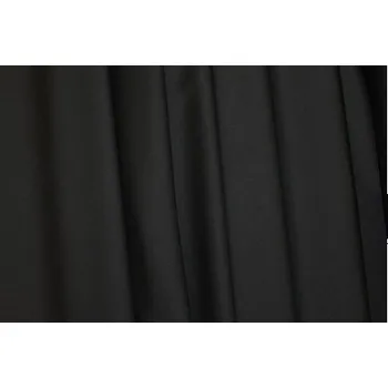 Metráž - polyesterové hedvábí/spandex ČERNÁ 88240/6 - látka na šaty a halenky -