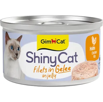 Krmivo pro kočku 24x70g GimCat ShinyCat Jelly - Kuře