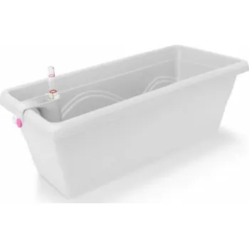 Plastkon samozavlažovací truhlík Extra Line Smart Bílá, 50x20.5x17 cm