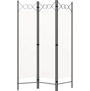 Paraván 3dílný paraván bílý 120 x 180 cm - 8720286022450