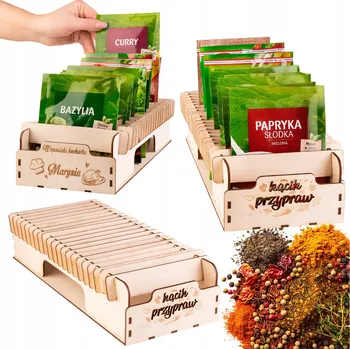 Obraz Organizér na koření do kuchyňské zásuvky + gravírování jako dárek