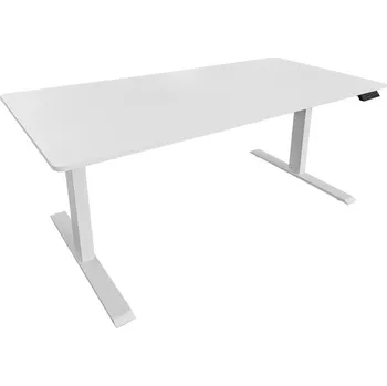 Psací stůl Moderní psací stůl Office 140cm bílý výškově nastavitelný