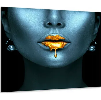 Obraz SKLENĚNÁ OCHRANNÁ DESKA NA SPORÁK 60x52 OBLIČEJ