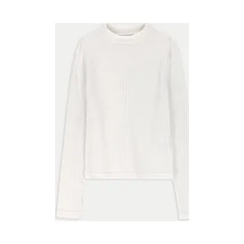 Dámský svetr Elegantní svetr pro dívku Bílý svetr s žebrováním vel. 158 Coccodrillo ZC4