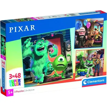 Puzzle Clementoni puzzle 3X48 Disney Pixar