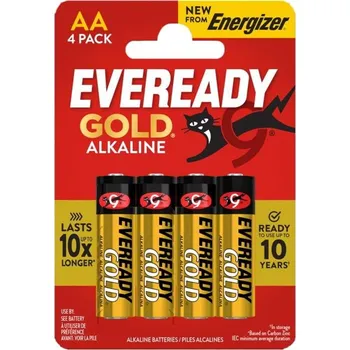 Článková baterie Energizer LR6/4BP Eveready Gold Alkaline
