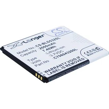Baterie k notebooku Baterie Cameron Sino CS-BLD532SL pro BLU Studio 5.0 II - neoriginální