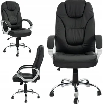 OTOČNÉ KANCELÁŘSKÉ KŘESLO ČERNÉ NASTAVITELNÉ ARTNICO