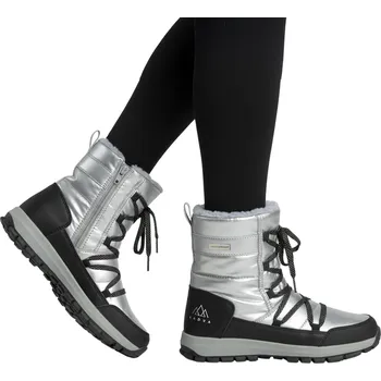 Dívčí sněhule Dětské sněhule KADVA Haven WP Jrg stříbrné, velikost 33. Voděodolné a prodyšné