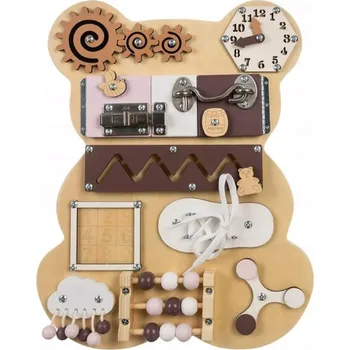 Obraz Manipulační deska Kruzzel Medvídek 29,7 x 9 x 39 cm