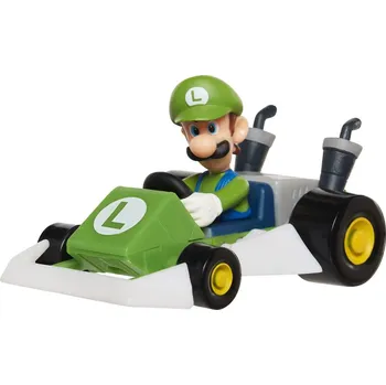 Hračka Talent show Super Mario miniautíčka s figurkou Luigi