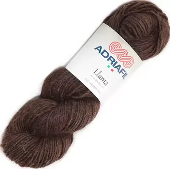 Příze Adriafil Llama 64 Hnědá (Přírodní příze Llama Marrone scuro)