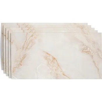 Obklad Samolepicí nástěnné panely DEKORATIVNÍ PANEL BÉŽOVÝ do kuchyně, koupelny, 8 ks