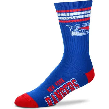 Pánské ponožky For Bare Feet Dětské ponožky New York Rangers NHL 4 Stripes Crew