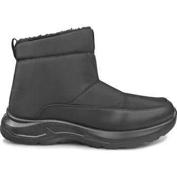 Dámská zimní obuv Zimní zateplené boty Sněhule Černé 43