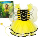 Kostým včelka s čelenkou a křídly žlutý…