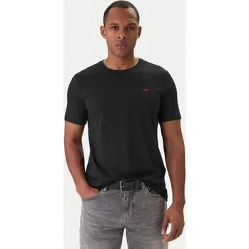 Pánské tričko Mustang Souprava triček 1017076 Černá Regular Fit 3XL