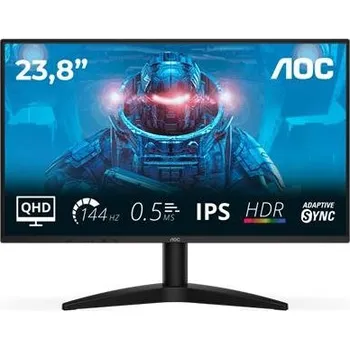Monitor AOC LCD herní Q24B36X 23,8" IPS/2560x1440@144Hz/0,5ms/300cd/HDMI/DP/VESA
