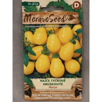 Semeno Rajče tyčkové žlutá hruška PERUN