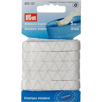PRYM Pruženka standardní, 10 mm, bílá, 5 m