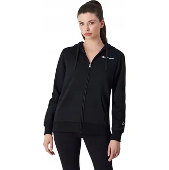 Dámská mikina Dámská mikina Mikina kapucí Champion Full Zip Black 117531 KK001 - XL