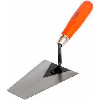 Zednické hladítko AWTools Broušené trapézové hladítko 180mm dřevěná rukojeť AW30255