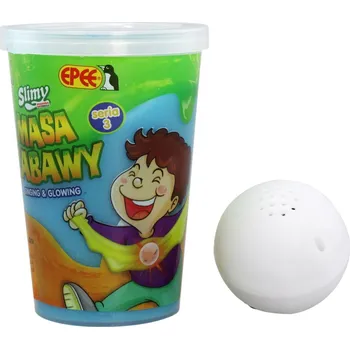 Modelovací hmota Slimy S3 sliz se svítící kuličkou modrý