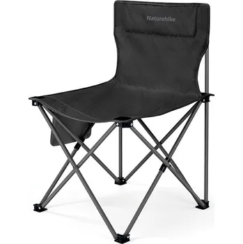 kempingová židle Naturehike skládací kempingová židle T01 - černá (řada Shan Lan)