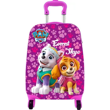 Dětský kufr Tlapková patrola Nickelodeon 32 l růžový, vícebarevný