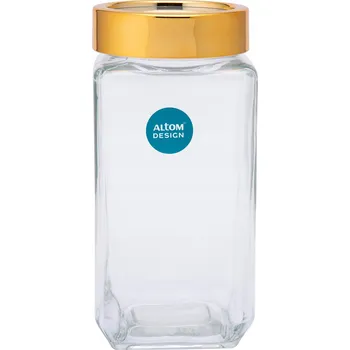 Dóza na potraviny Skleněná zavařovací sklenice se šroubovacím víčkem Altom Design 1 l