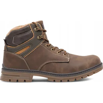 Dámská zimní obuv Lanetti pánské kotníkové boty VS21M2019-3 velikost 44