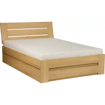 Postel DREWMAX Postel z bukového dřeva LK192 BOX, 90x200