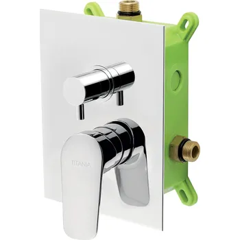 Vodovodní baterie Podomítková baterie s boxem Titania Pure, 2 vývody
