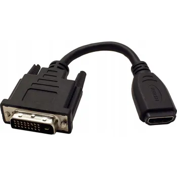 Video kabel VALUE Redukce kabelová HDMI A(F) - DVI-D(M), 10cm