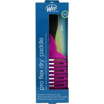 Kartáč na vlasy Wet Brush Pro Flex Dry Paddle fialový